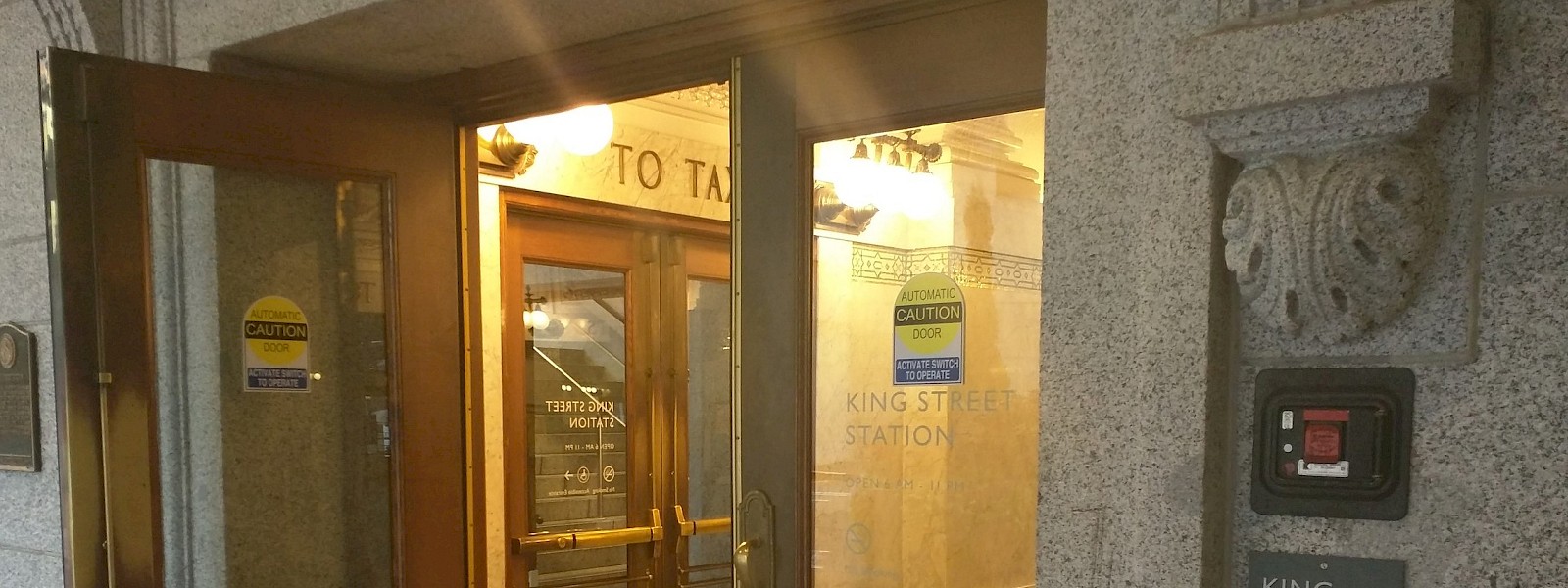 King Street Station, Seattle, photo by C. Hamilton